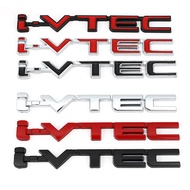 VTEC Logo Metal Emblem Badge Decals Car Sticker for Honda City cb400 i-VTEC vfr800 cb750 Civic Accor