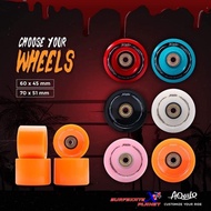 Surfskate Aquilo Wheels 85a Best  Wheels for Snap and sliding, 60/70 mm. 4 colors