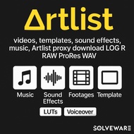 Artlist Max Pro | videos, templates, sound effects, music, Artlist proxy download ProRes WAV