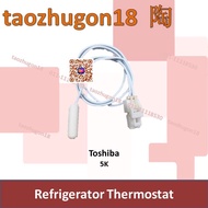 Toshiba White 5K Defrost Thermostat Fridge Refrigerator Sensor Peti Sejuk