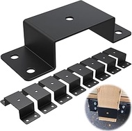 FOROIRON 8 Pcs Trailer Stake Pocket Bracket for 2'' x 4'' Lumber Heavy Duty Utility Trailer Stake Po