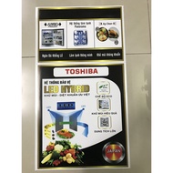 Toshiba refrigerator sticker - Toshiba refrigerator sticker (part 2)