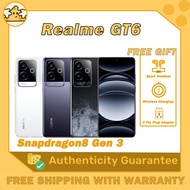 Realme GT 6 Snapdragon 8 Gen 3  6.78'' 120Hz AMOLED 50MP OIS 5800mAh 120W SuperVOOC 真我GT6