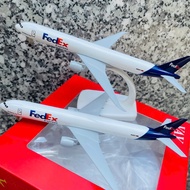 Boeing FedEx Express Airplane Model 1:400 Scale with Display Base - Decorative Gift Premium Version