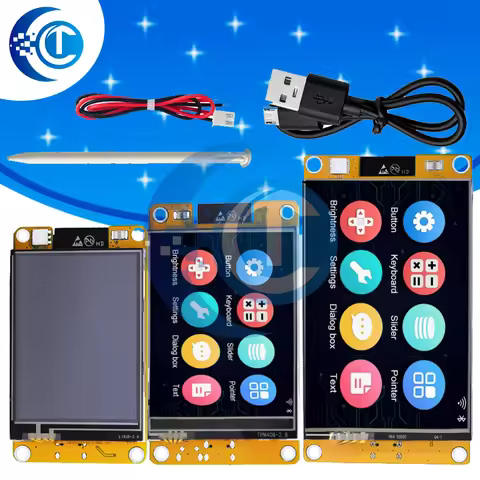 For Arduino-Compatible ESP32-W TFT Touch Dev Board - 2.4/2.8/3.5" (ST7789/ST7796U), WiFi, BT, Type-C