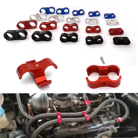 Universal Separator Kit AN4 AN6 AN8 AN10 Aluminum Anodized Line Separator Billet Oil Fuel Water Hose