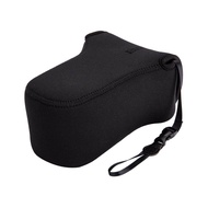 JJC Neoprene Mirrorless Compact Camera Pouch Camera Case Bag for Fujifilm XT10 XM1 XA1 XA2 XA3 XA10 XT20 XT30 +55-200mm or 50-230mm Lens, Olympus E-M10II E-PL8 E-M5II+75-300mm or 12-40mm or 40-150mm Lens --Large (up to 127 x 85 x 173mm)