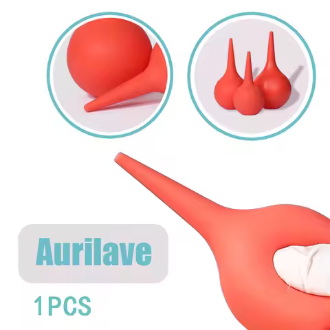 1pcs Syringe Ear Squeeze Bulb, Silicone Squeeze Bulb Ear Syringe ears ball Blow the balloon Clean th