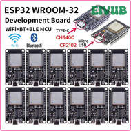 EIVUB โมดูลไร้สาย ESP32บอร์ดพัฒนา TYPE-C CH340C/ USB CP2102ไวไฟ + บลูทูธใช้พลังงานต่ำสูงแบบ Dual Cor