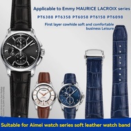 20mm 22mm Genuine leather watch strap for MAURICE LACROIX watchband folding buckle leisure business 