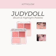 JUDYDOLL Blush & Highlight Palette