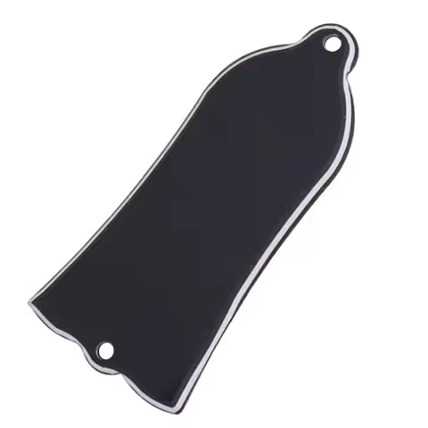 2 Holes 3-ply Bell Truss Rod Cover For Gibson SG LP Electric Guitar Bass Black Musical Instruments S