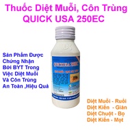 Thuốc Diệt Muỗi Côn Trùng Quick USA 250EC Chai 100ML