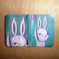 emmaAparty插畫護照夾:長高兔