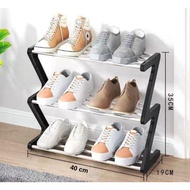 ZIGZAG SHOE RACK / 3-TIER SANDALS RACK / MULTIPURPOSE SHOE RACK Z SHAPE SHOE RACK