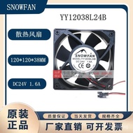 Max airflow rate SNOWFAN1.6A Heat Dissipation24V    Fan Electric Welding Machine YY12038L24B12038 Y1
