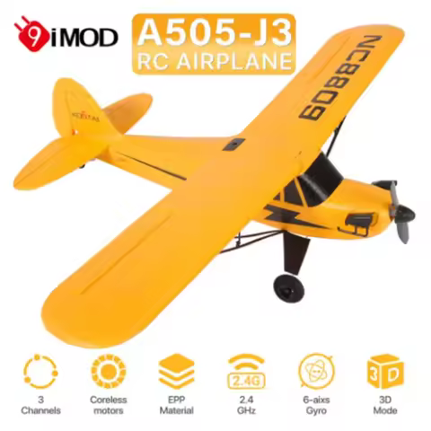 9IMOD A505 J3 RC Plane EPP 3D/6G 3CH 2.4G Fixed Wing Aircraft Model for Beginner Kids Gift