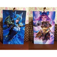 Lancelot Pisces Odette Virgo Wall Decor Mobile Legends Lancelot Zodiac Odette Zodiac