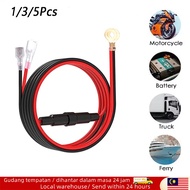 (🚚MY Stock🚚) 1/3/5Pcs Quick Release SAE Cable With Fuse Terminal O Connector Battery Charger Extensi