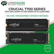 CRUCIAL SSD NVME M.2 GEN 5 T700 SERIES ( 1TB / 2TB / 4TB )
