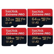 SanDisk 256G 128G 64G 32G Extreme Pro micro SD 170MBs A2 記憶卡