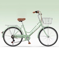 女生款全新24吋26吋變速單車學生媽咪上學返工代步車