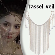 LOKAL Gold Headpiece Chain Veil Hanfu Accessories Gold Chain Niqab Bridal Headpiece Cleopatra Univer