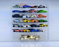 Hobby Store Khung / Kệ / Hộp Trưng Bày Mô Hình Tỷ Lệ 1:64 Phiên Bản 2024 ( gồm 8 tầng để được 32 xe