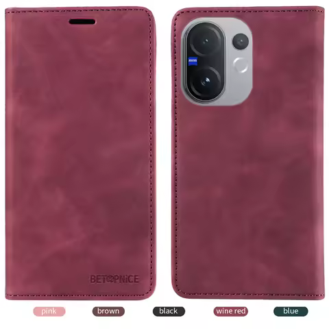 Book Holster Case For Vivo V60 5G Phone Case Etui For Vivo V60 lite 4G Cover Case V60 V 60 VivoV60 5