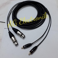 Original canare audio Cable 2 Meters 2 RCA Nakamichi To 2 Xlr Female