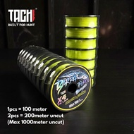 【Great discount】TACHI BARRA FORCE PE 4X Casting Braided Line 100M 6-60lbs Line Saltwater Freshwater