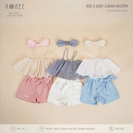 HRNEE - 2-piece baby girl outfit from 6 months to 4 years old