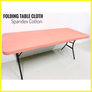 ◬ ◷ ∆ FOLDING TABLE CLOTH 4FT & 6FT LIFETIME TABLE CLOTH SPANDEX TABLE CLOTH