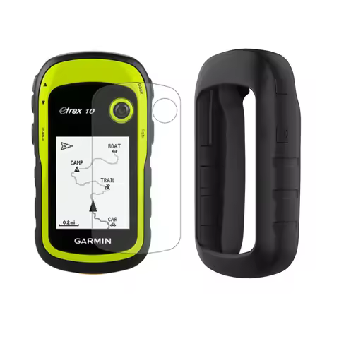 Silicone Case Soft Cover Screen Protector Film For Garmin eTrex 10 20 30 10X 20X 30X 22X 32X 201x 20