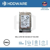DELL 2.4TB 10K 12G SAS 2.5'' 512e HDD // RWR8F // 0RWR8F // DL2400MM0159