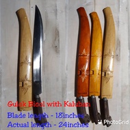 Gulok Bicol with Kaluban Big Kamagong Handle with Lock