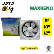 MAXRENO Exhaust Fan 8" 10" 12" Kitchen Exhaust Fan / Toilet Exhaust Fan Kipas Ekzos Dinding