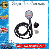 Black Hand Shower Set - 5-Mode Bathroom Hand Shower