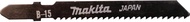 Makita 792467-3 Jig Saw Blade, T Shank, HCS, 3-Inch by 18TPI, 5-Pack