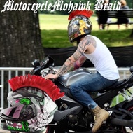 Mohawk Braid Helmet Braid Motor Helmet Pigtail Braid Motor Bike Helmet Wig Men Hair Accessories