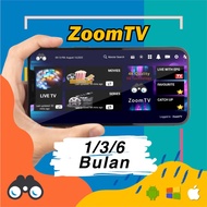 ZoomTV 1 Bulan (Promo) IPTV/ Live TV/ Movie/ Series/ Filem/ Drama/ Syber/ KingTV/ODTV/ SkyTV/ WatchTV/ TeleTV/ LongTV