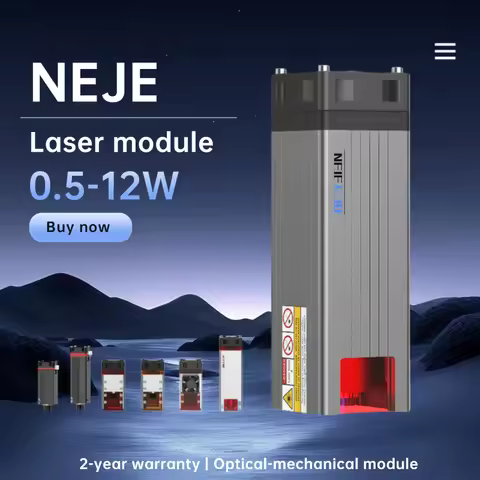 NEJE 5.5W7W12W High Power A40640/E40/E30 450nm Dual Beam Laser Module Kit for CNC Laser Cutting Mach