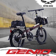SEPEDA GENIO VESTA 1.0 20" SEPEDA LIPAT DEWASA FOLDING BIKE 20 INCH -  bicycle storeku