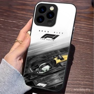 【silicone - framed glass phone case】Classic F1 Movie Phone Case - Strong & Stylish for iPhone 16Pro/