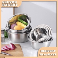 Deep Stainless Steel Basin Mixing Baking Bowl Baking Bowl Mixer Household Egg Mixer Bowl