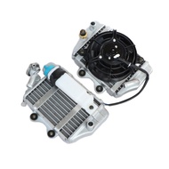 ATV Radiator Water cooling engine &amp; fan for Xmotos Apollo Motorcycle Zongshen Loncin Lifan 150cc 200cc 250cc engine