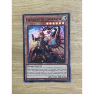 Yugioh Fiendsmith Engraver Super Rare game Card