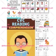 CVC reading&CVC Rhyming Clues kindergarten PDF soft copy