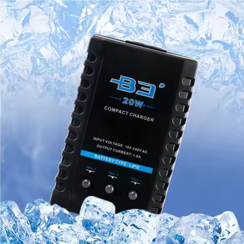 B3 20W EU/US Aircraft Model Led light Charger 7.4V/11.1V lithium Compact Portable Battery Balanced C
