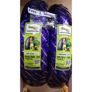 CHEETAHKING KIN6240 TYRE YEAR 2025 100/80-14 & 90/80-14 TUBELESS COMBO SALES [100% ORIGINAL]